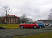 Parkování u cesty - Barcamp Ostrava 2016