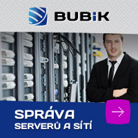 Grafický návrh banneru Bubik