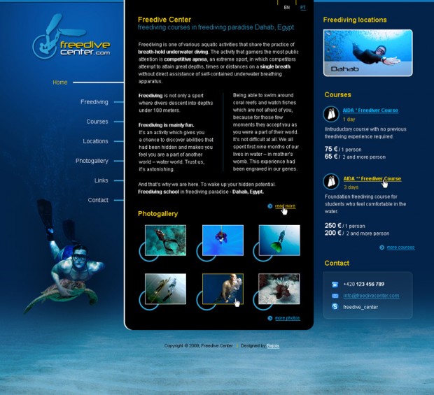 Web Freedive Center